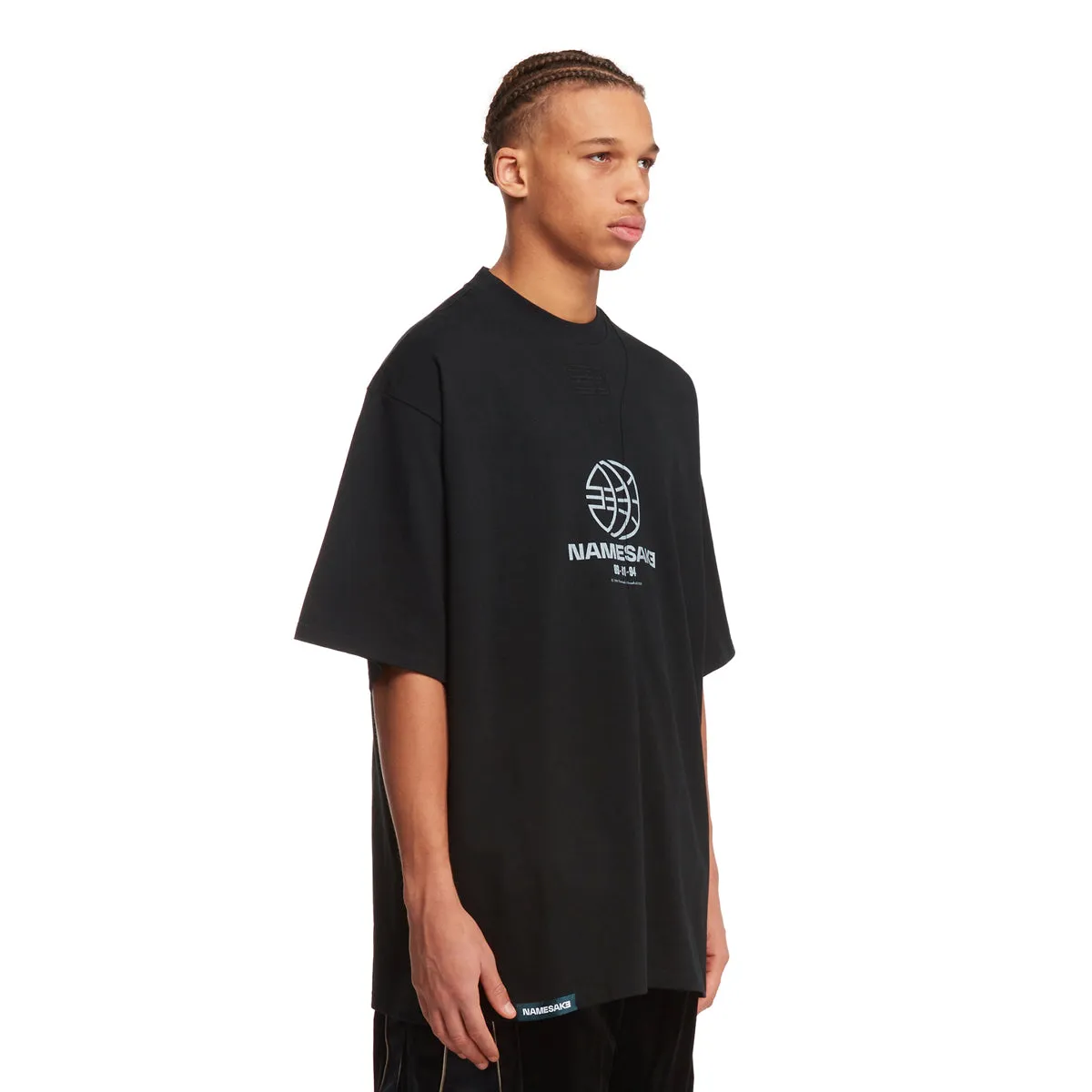 Black Cotton Logo T-Shirt