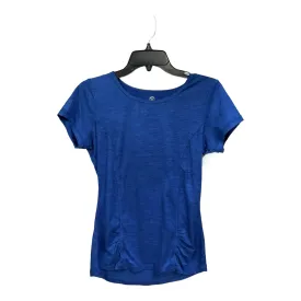 Blue Athletic Top Short Sleeve Gaiam, Size S