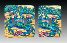 Blue Crabs Light Switch Cover