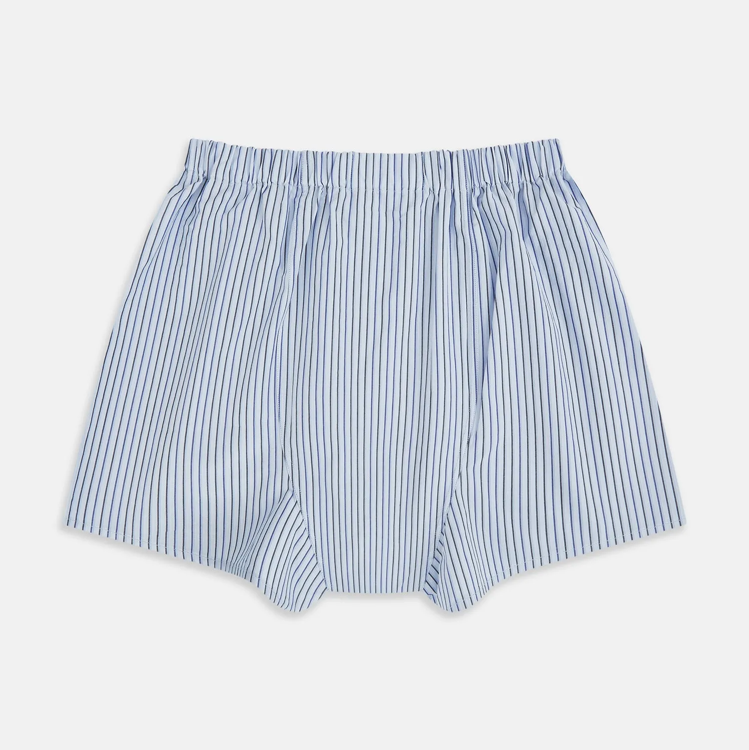 Blue Multi Stripe Godfrey Boxer Shorts