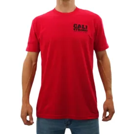 CALI Strong Scratch T-Shirt Red