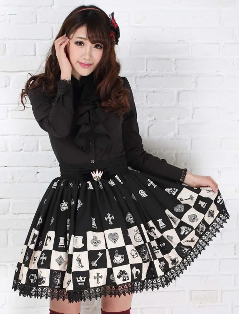 Checkered Chess Skirt