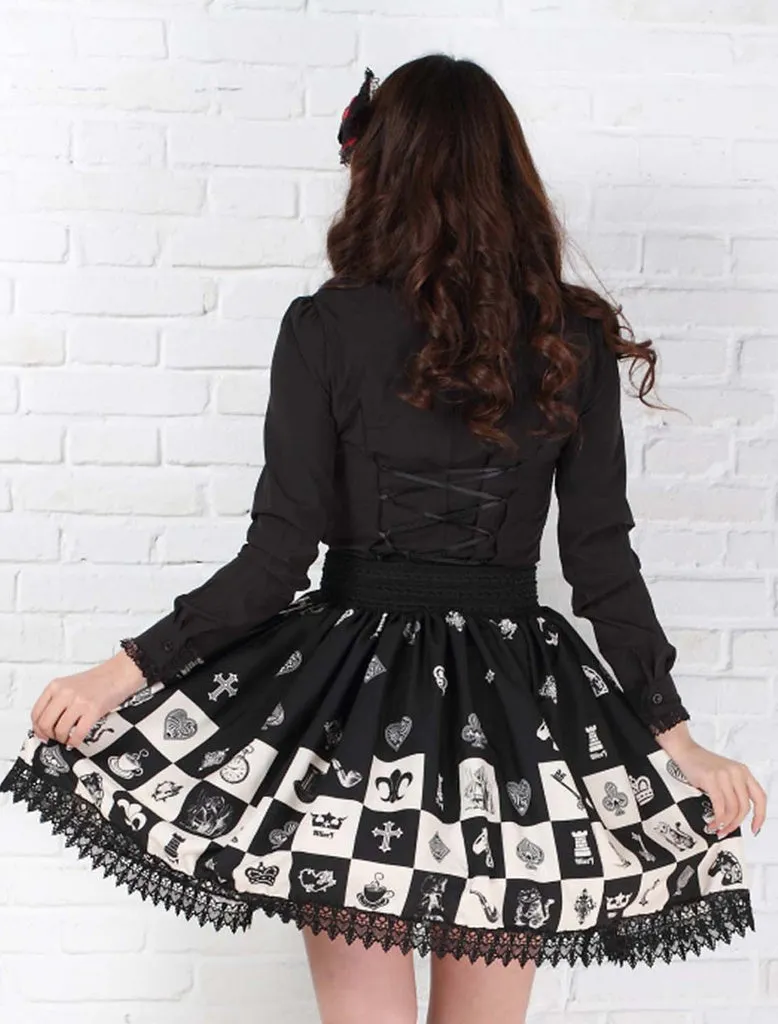 Checkered Chess Skirt