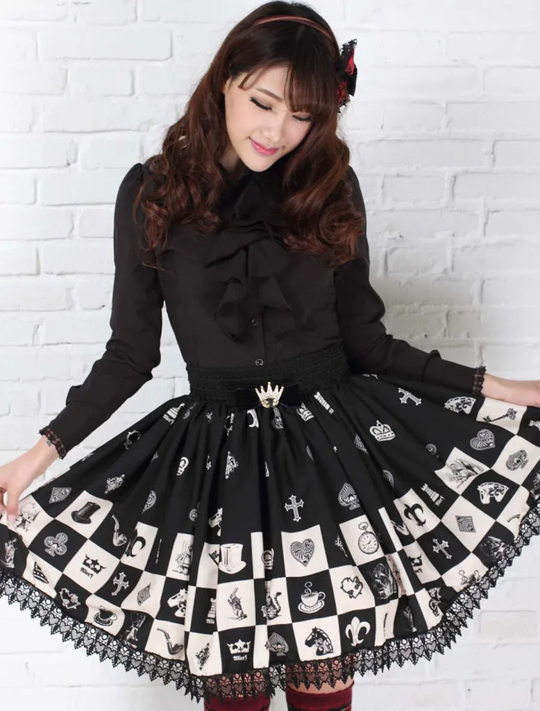 Checkered Chess Skirt