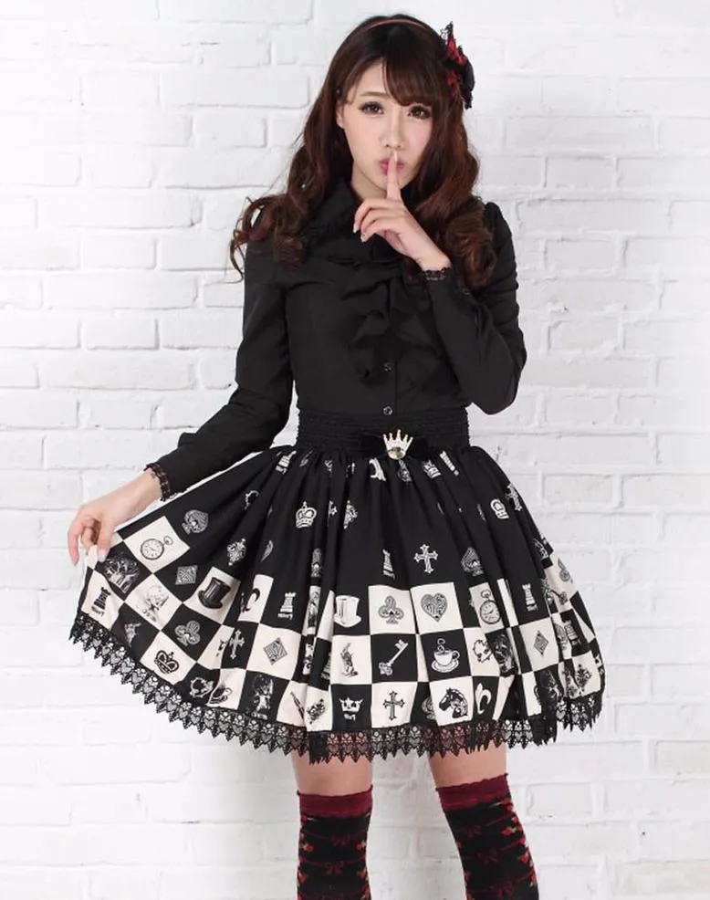 Checkered Chess Skirt