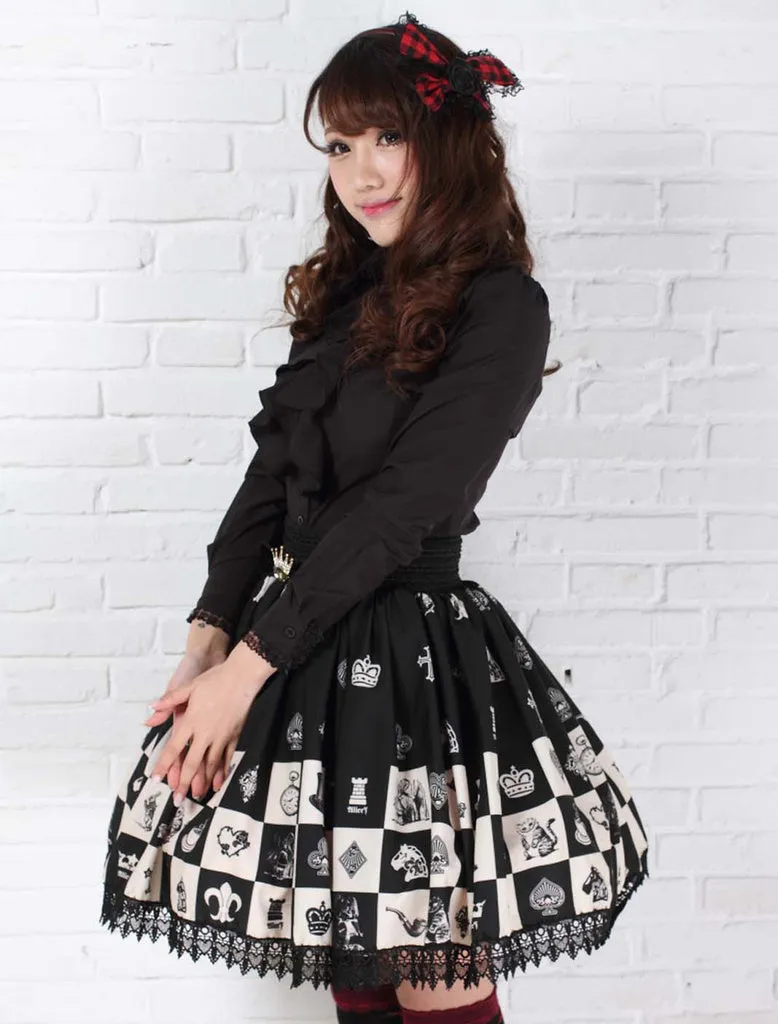 Checkered Chess Skirt