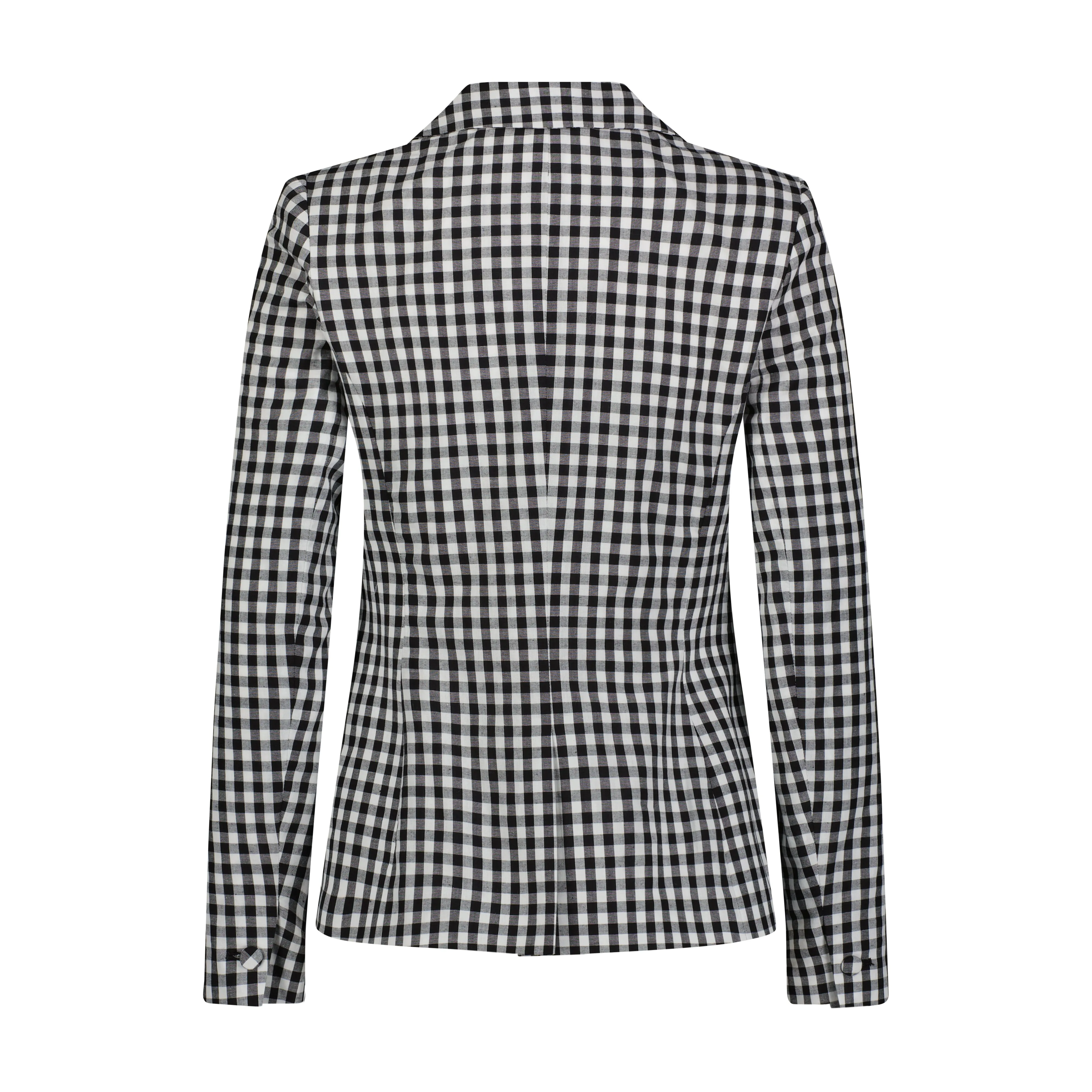 Gingham Plain Blazer