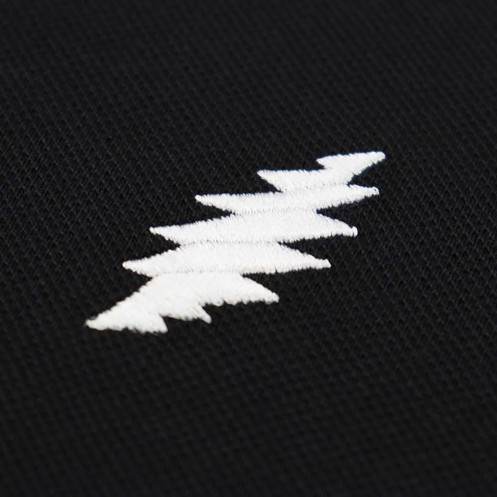 Grateful Dead | Pique Polo | Black Bolt