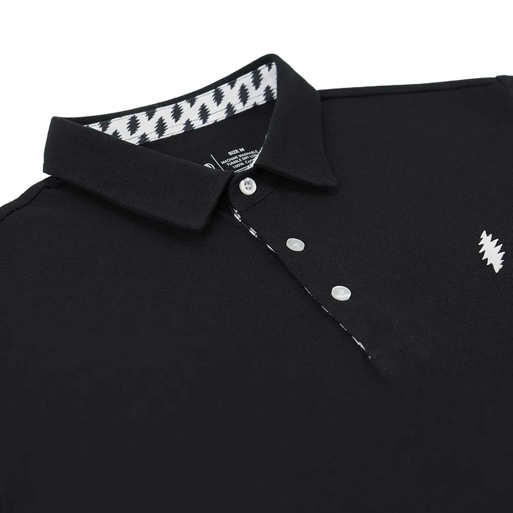 Grateful Dead | Pique Polo | Black Bolt