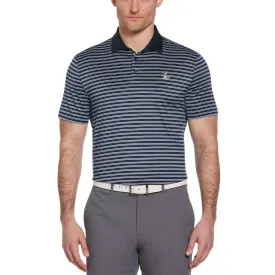 Heritage Stripe Solid Collar Polo