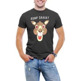 Hump Day! Camel Face Men T-Shirt Soft Cotton Short Sleeve Tee