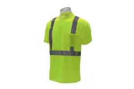 Hydro Wicking Hi-Viz Shirt w/ Pocket | ANSI Class 2 (CLEARANCE)