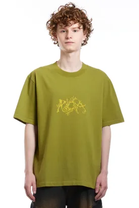 ROA - GRAPHIC BOXY TEE CARDAMOM