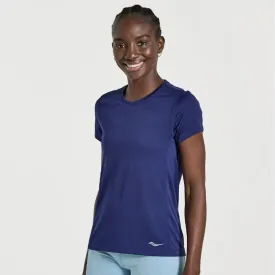 Saucony Women's Re-Imagined Stopwatch Short Sleeve