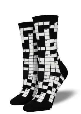 Sunday Crossword Women's Socks