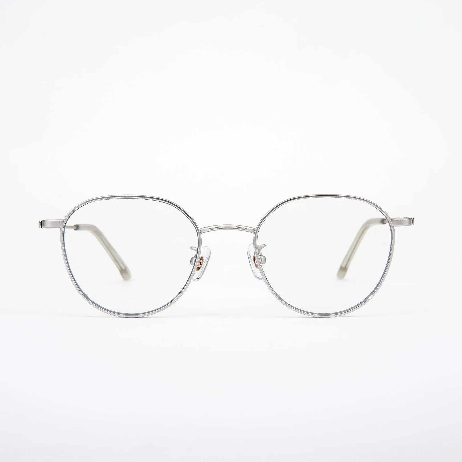 Ward Eyewear Blue Light Blocking Glasses in Baron2 Silver