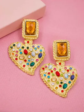 Zaarin Hearts Earring